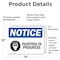 Signmission Painting In Progress Sign With Symbol, 14 in W x Rectangle, Vinyl Decal OS-2PACK-NS-D-1014-L-17109 - alternate 5